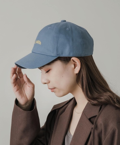 SMELLY(スメリー)の「コットンロゴキャップ(キャップ・レディース・ピンク/アイボリー/ブラック/ブルー・-)」の3枚目の写真