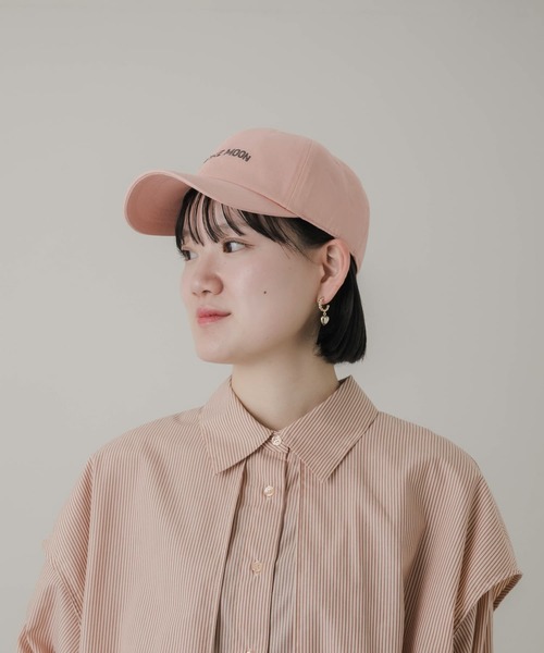 SMELLY(スメリー)の「コットンロゴキャップ(キャップ・レディース・ピンク/アイボリー/ブラック/ブルー・-)」の22枚目の写真