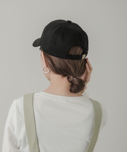 SMELLY(スメリー)の「コットンロゴキャップ(キャップ・レディース・ピンク/アイボリー/ブラック/ブルー・-)」の19枚目の写真