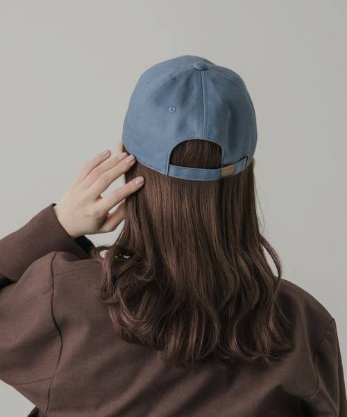 SMELLY(スメリー)の「コットンロゴキャップ(キャップ・レディース・ピンク/アイボリー/ブラック/ブルー・-)」の17枚目の写真