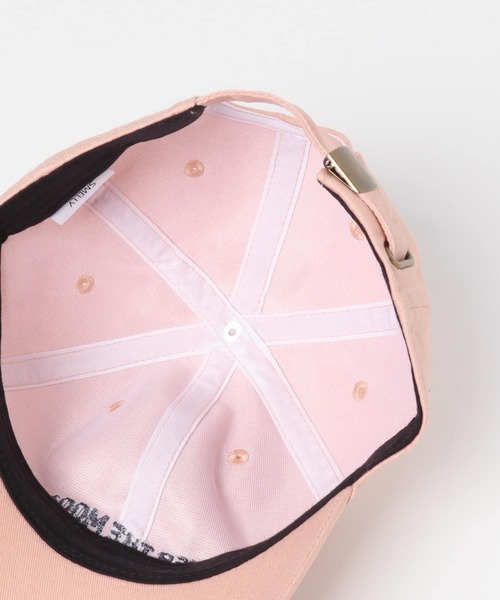 SMELLY(スメリー)の「コットンロゴキャップ(キャップ・レディース・ピンク/アイボリー/ブラック/ブルー・-)」の5枚目の写真