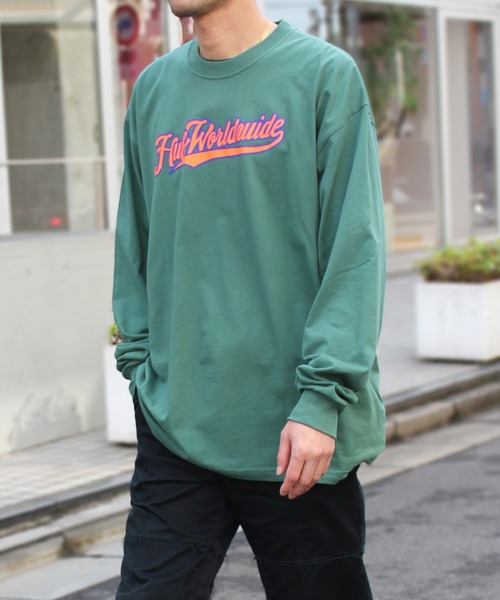 HUF（ハフ）の「【HUF】ハフ CRACKERJACK L/S TEE ロングスリーブTシャツ TS02097（Tシャツ/カットソー・メンズ・ブラック/クリーム/オリーブ・M/S/XL/L）」の12枚目の写真