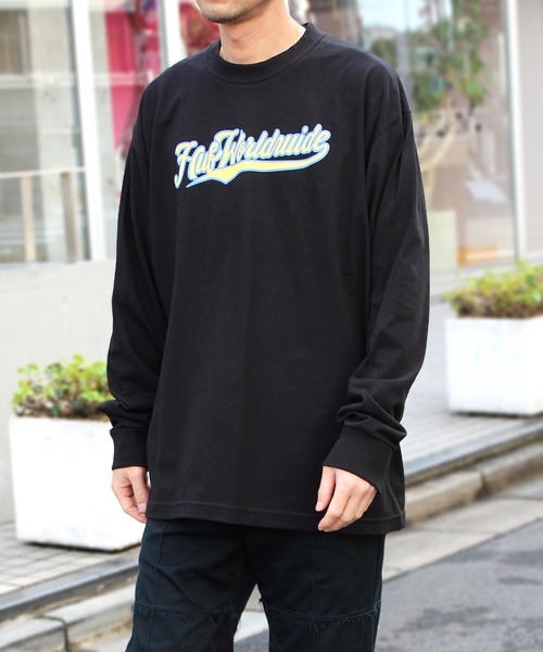 HUF（ハフ）の「【HUF】ハフ CRACKERJACK L/S TEE ロングスリーブTシャツ TS02097（Tシャツ/カットソー・メンズ・ブラック/クリーム/オリーブ・M/S/XL/L）」の5枚目の写真