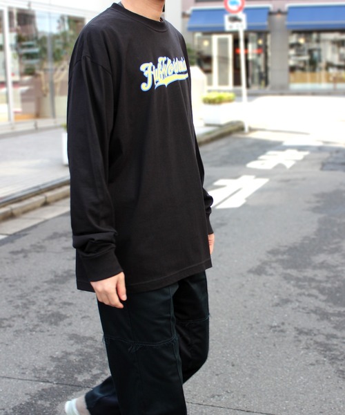 HUF（ハフ）の「【HUF】ハフ CRACKERJACK L/S TEE ロングスリーブTシャツ TS02097（Tシャツ/カットソー・メンズ・ブラック/クリーム/オリーブ・M/S/XL/L）」の6枚目の写真