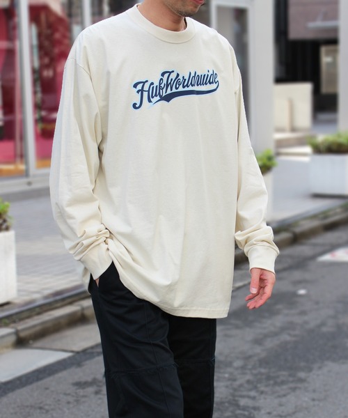 HUF（ハフ）の「【HUF】ハフ CRACKERJACK L/S TEE ロングスリーブTシャツ TS02097（Tシャツ/カットソー・メンズ・ブラック/クリーム/オリーブ・M/S/XL/L）」の19枚目の写真