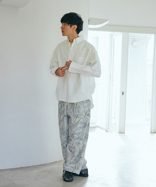 JOURNAL STANDARD relume（ジャーナルスタンダード　レリューム）の「【FORCE10 / フォーステン】別注 オーバーパンツ（その他パンツ・メンズ・グレー系その他/ホワイト×ホワイト・MEDIUM/LARGE）」の20枚目の写真