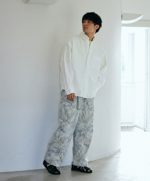 JOURNAL STANDARD relume（ジャーナルスタンダード　レリューム）の「【FORCE10 / フォーステン】別注 オーバーパンツ（その他パンツ・メンズ・グレー系その他/ホワイト×ホワイト・MEDIUM/LARGE）」の19枚目の写真