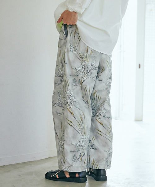 JOURNAL STANDARD relume（ジャーナルスタンダード　レリューム）の「【FORCE10 / フォーステン】別注 オーバーパンツ（その他パンツ・メンズ・グレー系その他/ホワイト×ホワイト・MEDIUM/LARGE）」の9枚目の写真