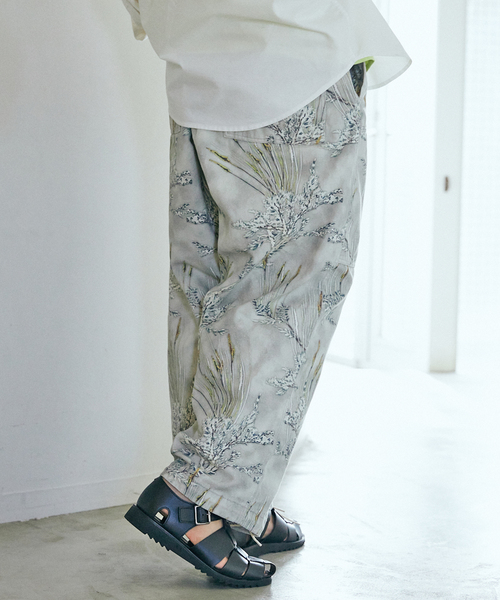 JOURNAL STANDARD relume（ジャーナルスタンダード　レリューム）の「【FORCE10 / フォーステン】別注 オーバーパンツ（その他パンツ・メンズ・グレー系その他/ホワイト×ホワイト・MEDIUM/LARGE）」の7枚目の写真