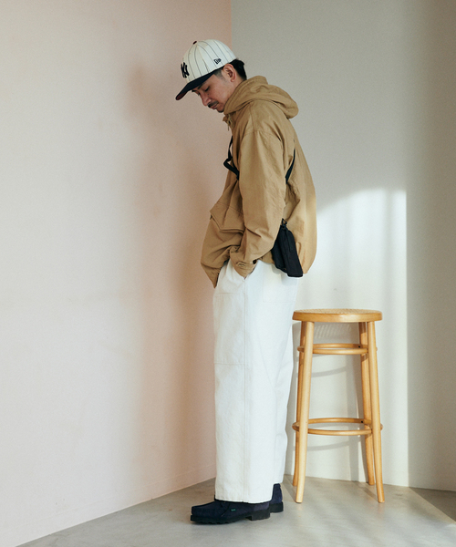 JOURNAL STANDARD relume（ジャーナルスタンダード　レリューム）の「【FORCE10 / フォーステン】別注 オーバーパンツ（その他パンツ・メンズ・グレー系その他/ホワイト×ホワイト・MEDIUM/LARGE）」の17枚目の写真