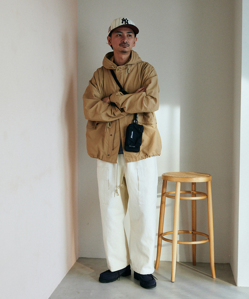 JOURNAL STANDARD relume（ジャーナルスタンダード　レリューム）の「【FORCE10 / フォーステン】別注 オーバーパンツ（その他パンツ・メンズ・グレー系その他/ホワイト×ホワイト・MEDIUM/LARGE）」の14枚目の写真