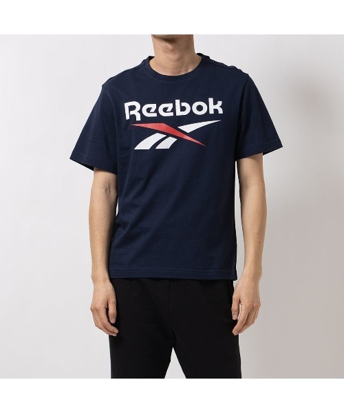 Reebok(リーボック)の「 アイデンティティ ビッグロゴ Tシャツ / IDENTITY BIG LOGO TEE(Tシャツ/カットソー・メンズ・ブラック/グレー/ネイビー・LARGE/MEDIUM/SMALL/XX-LARGE/X-LARGE)」の7枚目の写真