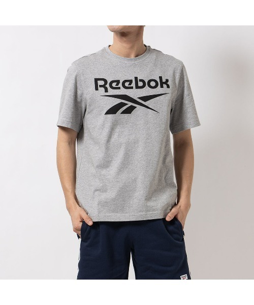 Reebok(リーボック)の「 アイデンティティ ビッグロゴ Tシャツ / IDENTITY BIG LOGO TEE(Tシャツ/カットソー・メンズ・ブラック/グレー/ネイビー・LARGE/MEDIUM/SMALL/XX-LARGE/X-LARGE)」の12枚目の写真