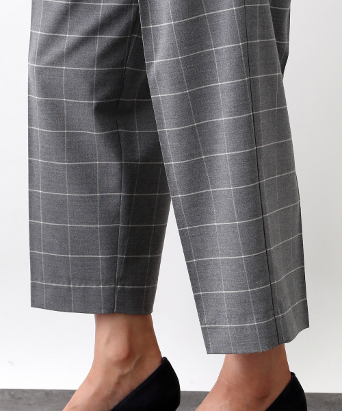 MYSELF ABAHOUSE（マイセルフアバハウス）の「イージーワイドPt（スラックス・レディース・ホワイト/ネイビー・S/M）」の11枚目の写真