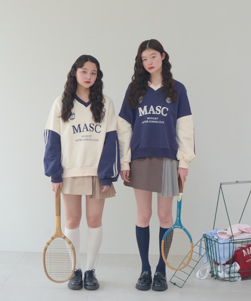 muguet（ミュゲ）の「MASC uniform sweat（スウェット・レディース・ネイビー/アイボリー・FREE）」の20枚目の写真