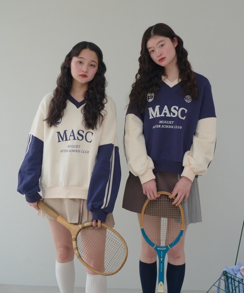 muguet（ミュゲ）の「MASC uniform sweat（スウェット・レディース・ネイビー/アイボリー・FREE）」の21枚目の写真