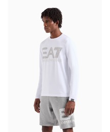 【エンポリオ アルマーニ EA7】Logo Series 長袖Tシャツ ストレッチコットン