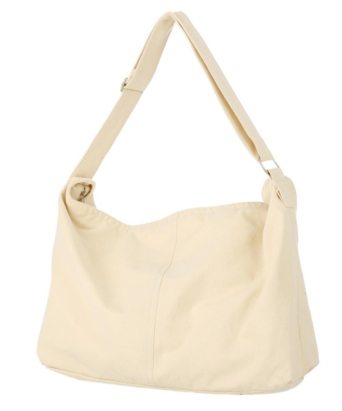 anap mimpi（アナップミンピ）の「ビッグ キャンバス トートバッグ（トートバッグ・レディース・アイボリー/ブラック・FREE）」の7枚目の写真