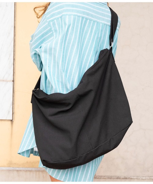 anap mimpi（アナップミンピ）の「ビッグ キャンバス トートバッグ（トートバッグ・レディース・アイボリー/ブラック・FREE）」の19枚目の写真