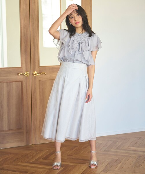 Feroux（フェルゥ）の「パールポイント サンダル（サンダル・レディース・シルバー系/ブラック系・LARGE/MEDIUM）」の7枚目の写真