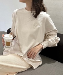 one after another NICE CLAUP | ワンポイント刺繍ビッグロンT(Tシャツ/カットソー)