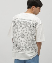 LAKOLE | バンダナ柄タタキツケT / 111217(Tシャツ/カットソー)