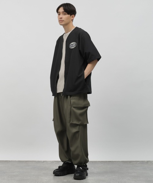 LAKOLE（ラコレ）の「バンダナ柄タタキツケT / 111217（Tシャツ/カットソー・メンズ・チャコールグレー/ライトグレー/オフホワイト/イエロー・MEDIUM/LARGE/X-LARGE）」の9枚目の写真