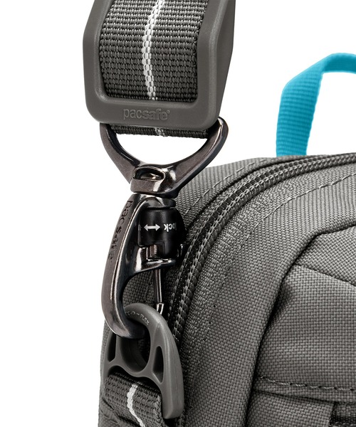 pacsafe(パックセーフ)の「pacsafe/パックセーフ GO Festival Crossbody/フェスティバルクロスボディ(ショルダーバッグ・メンズ・ブラック/ミント/グレー/グリーン・FREE)」の20枚目の写真