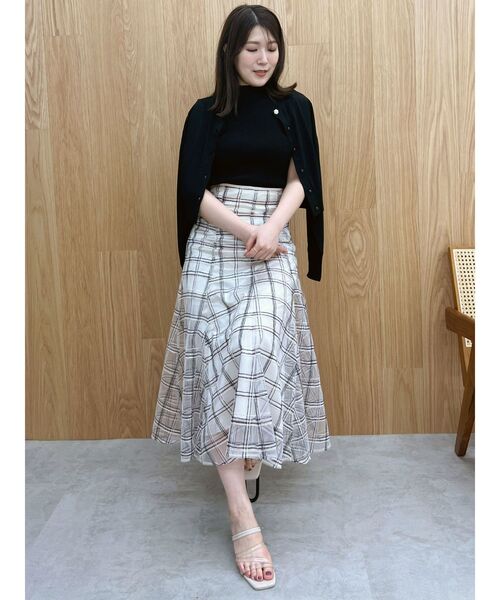 MERCURYDUO（マーキュリーデュオ）の「アームパールノースリニット（ニット/セーター・レディース・ブラック/オフホワイト/ブルー/ベビーピンク・FREE）」の20枚目の写真