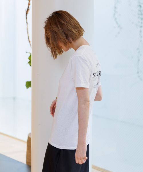 Rouge vif Anna(ルージュヴィフアンナ)の「ロゴコンパクトTシャツ(Tシャツ/カットソー・レディース・ピンク/チャコールグレー・フリー)」の21枚目の写真