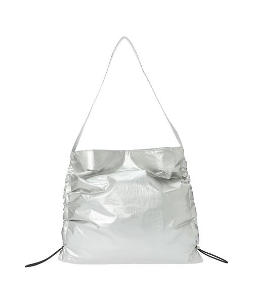 Lugnoncure(ルノンキュール)の「ドロストギャザーバッグ(ハンドバッグ・レディース・シルバー/ブラック・F)」の11枚目の写真