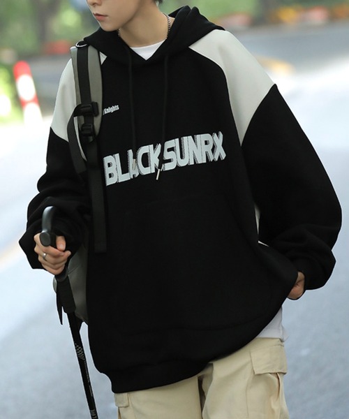 WESTBOY(ウエストボーイ)の「ルーズシルエット プルオーバー パーカー WO24S1TP02【WB ORIGINALS】(パーカー・メンズ・レッド/ホワイト/ブラック・L/M/XL)」の8枚目の写真