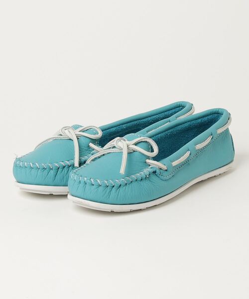 Minnetonka（ミネトンカ）の「『ミネトンカ MINNETONKA』 BOAT MOC（モカシン/デッキシューズ・レディース・レッド/アイボリー/ブラウン系その他/ブルー系その他/ネイビー・24cm/21.5cm/22cm/22.5cm/23cm/23.5cm/US8/25.5cm）」の5枚目の写真