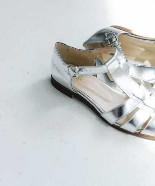 RODE SKO（ロデスコ）の「『MADE IN JAPAN』グルカサンダル（サンダル・レディース・シルバー/ブラック・36/37/38）」の20枚目の写真