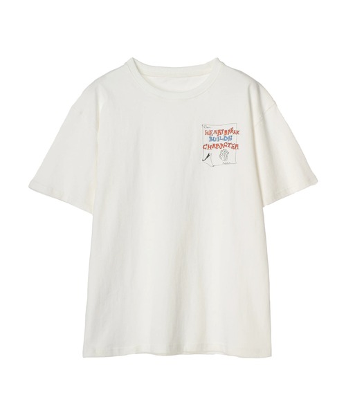 DURAS(デュラス)の「One-point T-shirt(Tシャツ/カットソー・レディース・ホワイト/ブラック・FREE)」の3枚目の写真