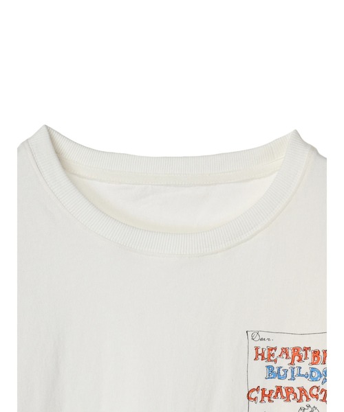 DURAS(デュラス)の「One-point T-shirt(Tシャツ/カットソー・レディース・ホワイト/ブラック・FREE)」の5枚目の写真