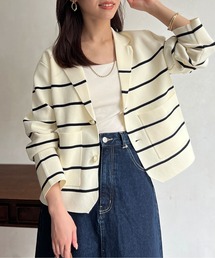 Chez toi | 軽量ミラノリブニットテーラードジャケット(テーラードジャケット)