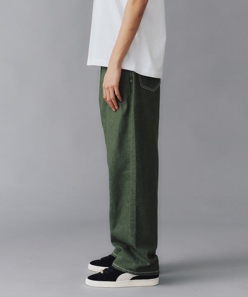 XLARGE（エクストララージ）の「COLOR DENIM PANTS（デニムパンツ・メンズ・オリーブ/グレー/ブラウン・36inch/30inch/32inch/34inch）」の4枚目の写真