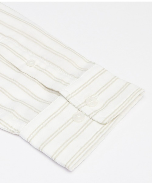 TOKYO SHIRTS(トウキョウシャツ)の「綿100% Wガーゼ 長袖カジュアルシャツ(シャツ/ブラウス・メンズ・ベージュ・LL/L/M)」の3枚目の写真