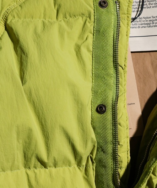 C.E.L.STORE（セルストア）の「TEN C / テンシー ARTIC DOWN PARKA アーティックダウンパーカー (TC-J1328)（ダウンジャケット/コート・メンズ・ライトグリーン・LARGE/MEDIUM）」の9枚目の写真