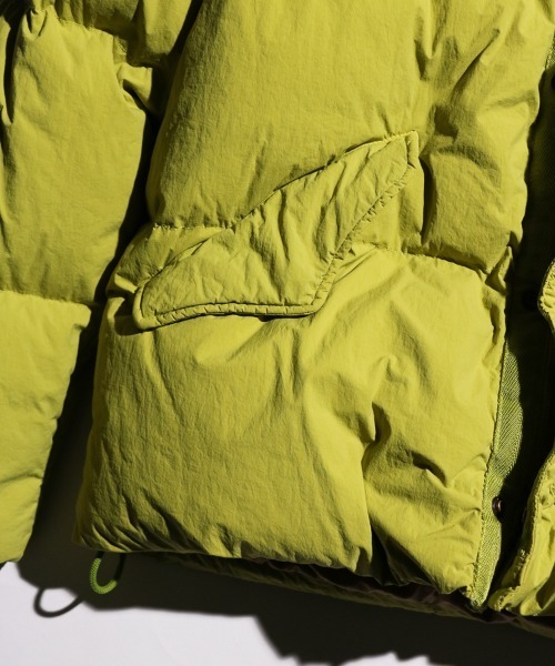 C.E.L.STORE（セルストア）の「TEN C / テンシー ARTIC DOWN PARKA アーティックダウンパーカー (TC-J1328)（ダウンジャケット/コート・メンズ・ライトグリーン・LARGE/MEDIUM）」の10枚目の写真