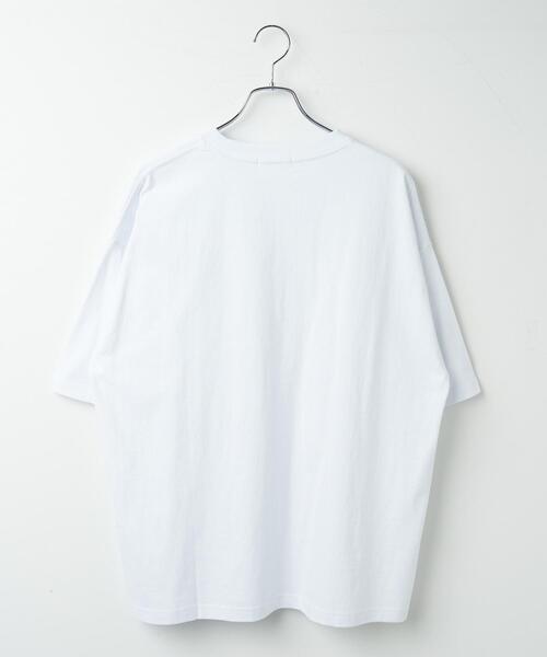 WEGO(ウィゴー)の「WEGO/ヒゲサガラ刺繍Tシャツ(Tシャツ/カットソー・メンズ・ホワイト/ブラック/ダークグリーン・MEDIUM/LARGE)」の13枚目の写真