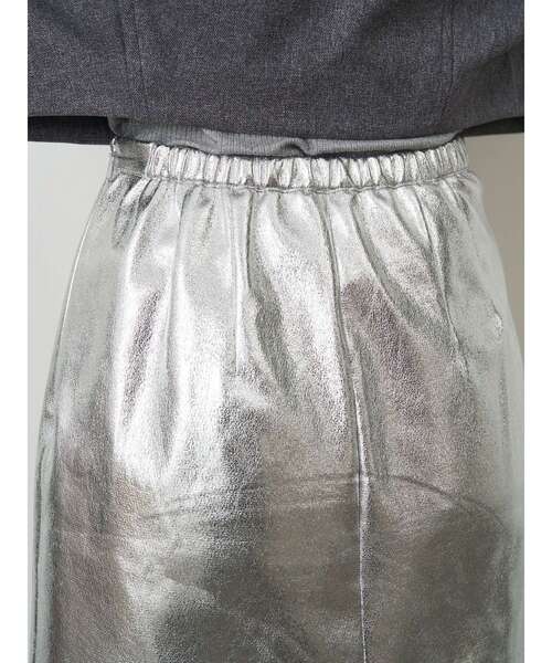 ELENDEEK(エレンディーク)の「シアーレイヤードメタリックスカート(スカート・レディース・ブラック/ベージュ/ライトグレー・01/02)」の13枚目の写真