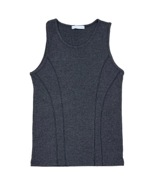 タンクトップ AAKAM Distressed Logo Sleeveless 5FT1655 AAKAM Distressed Logo Sleeveless 5FT1655 タンクトップ