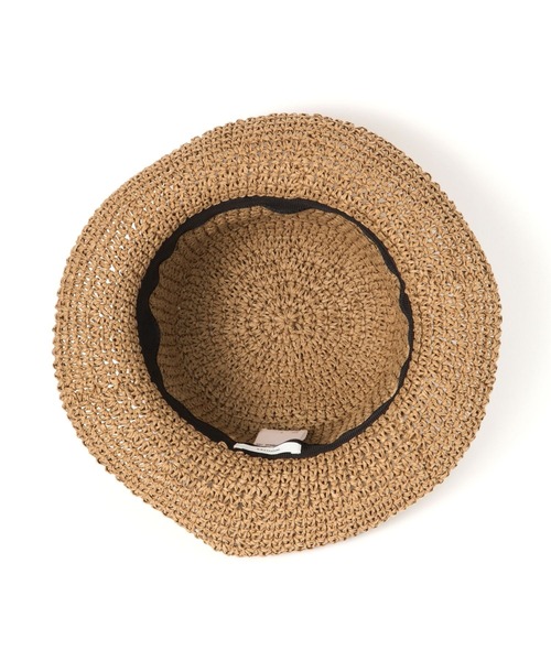 saloon（サルーン）の「SALOON(サルーン)/　ペーパーバケットハット（ハット・レディース・ライトブラウン/ベージュ・FREE）」の11枚目の写真