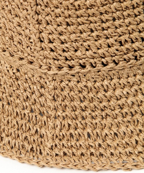 saloon（サルーン）の「SALOON(サルーン)/　ペーパーバケットハット（ハット・レディース・ライトブラウン/ベージュ・FREE）」の12枚目の写真