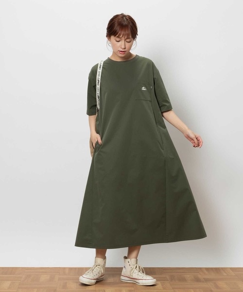 CAMP7（キャンプセブン）の「【CAMP7】バックロゴワンピース / UVカット（ワンピース・レディース・ブラック/カーキブラウン・M/L）」の7枚目の写真