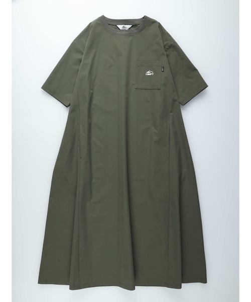 CAMP7（キャンプセブン）の「【CAMP7】バックロゴワンピース / UVカット（ワンピース・レディース・ブラック/カーキブラウン・M/L）」の13枚目の写真