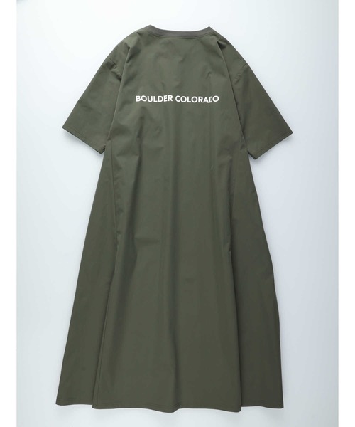 CAMP7（キャンプセブン）の「【CAMP7】バックロゴワンピース / UVカット（ワンピース・レディース・ブラック/カーキブラウン・M/L）」の14枚目の写真