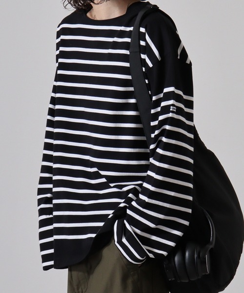 MONT KEMMEL（モンケメル）の「MONT KEMMEL YARN DYED 30/2 PLATING JERSRY BASQUE SHIRTS（Tシャツ/カットソー・メンズ・ターコイズブルー/ブルー/ブラック/オレンジ/ホワイト/グリーン・40/38/42/36）」の9枚目の写真